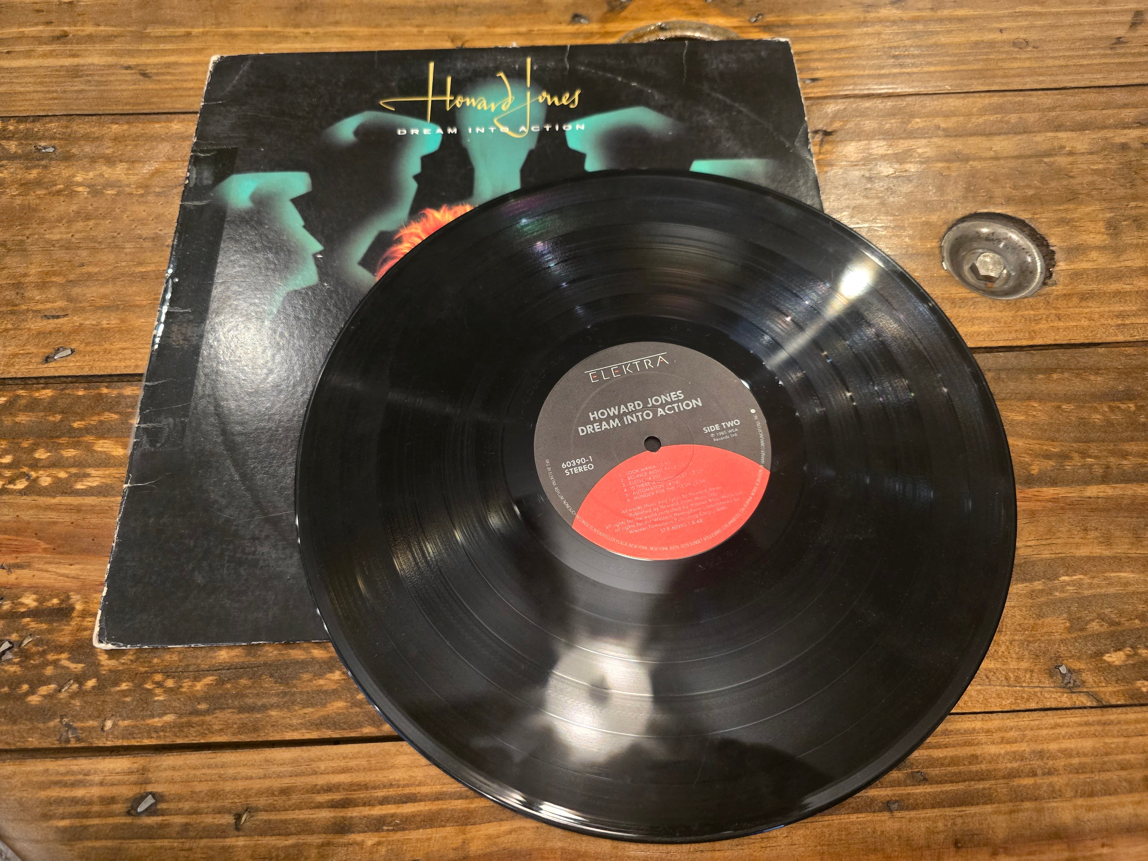 Howard Jones – Dream Into Action (1985, LP, Elektra Records, 60390-1)