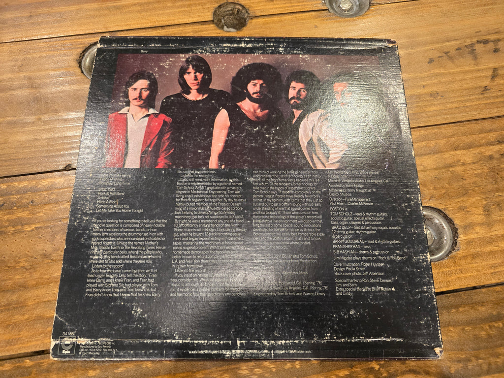 Boston – Boston (1976, LP, Epic Records, PC 34188)