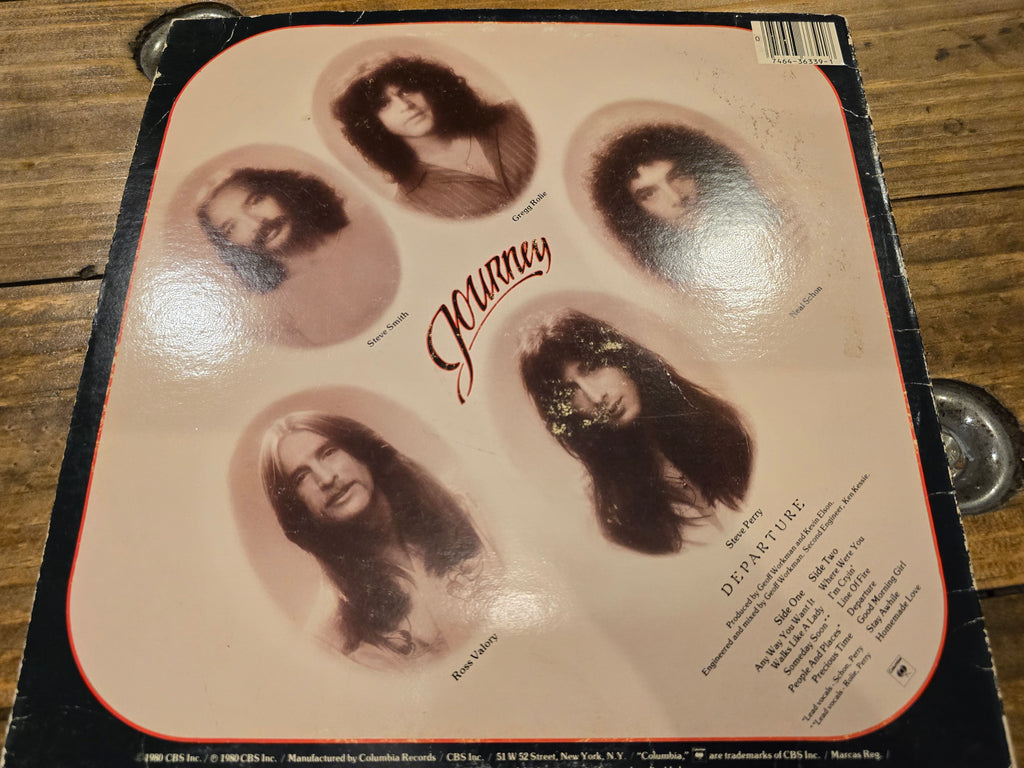 Journey – Departure (1980, LP, Columbia Records, AL 36339)