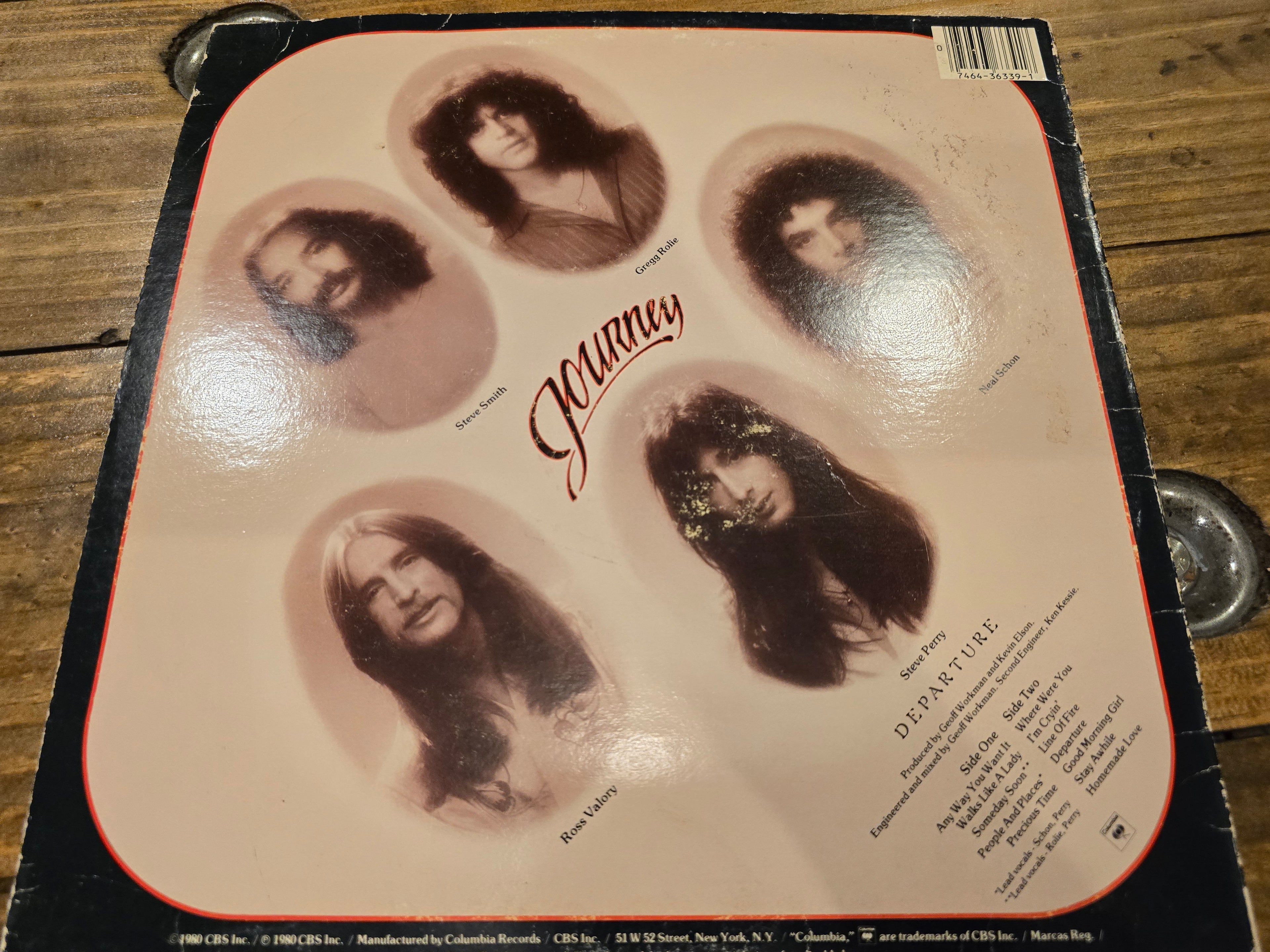 Journey – Departure (1980, LP, Columbia Records, AL 36339)