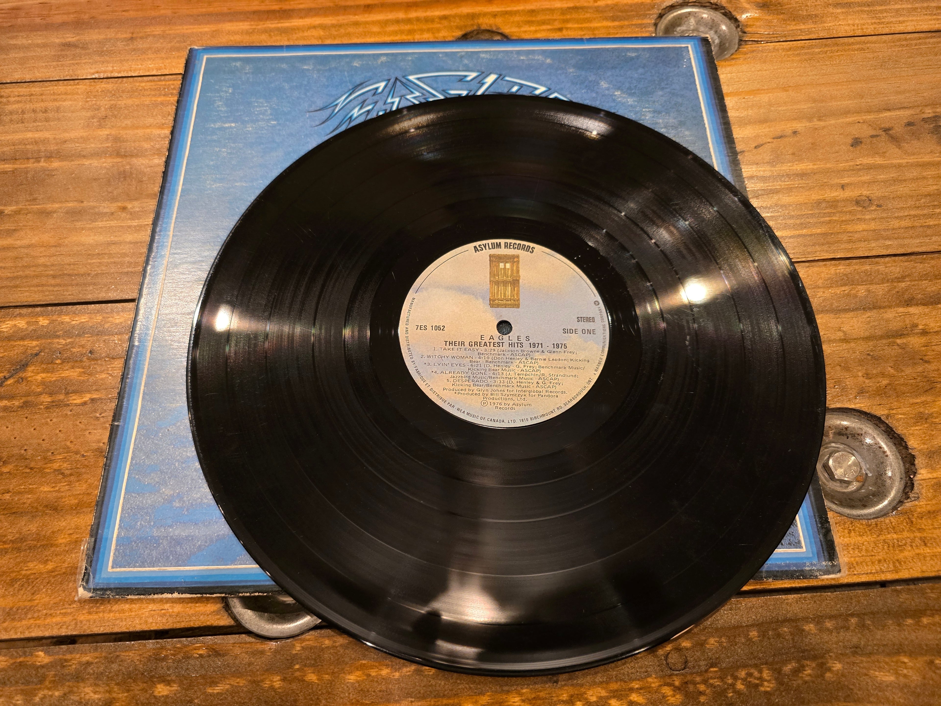Eagles – Their Greatest Hits (1971-1975) (1976, LP, Asylum Records, ZES-1052)