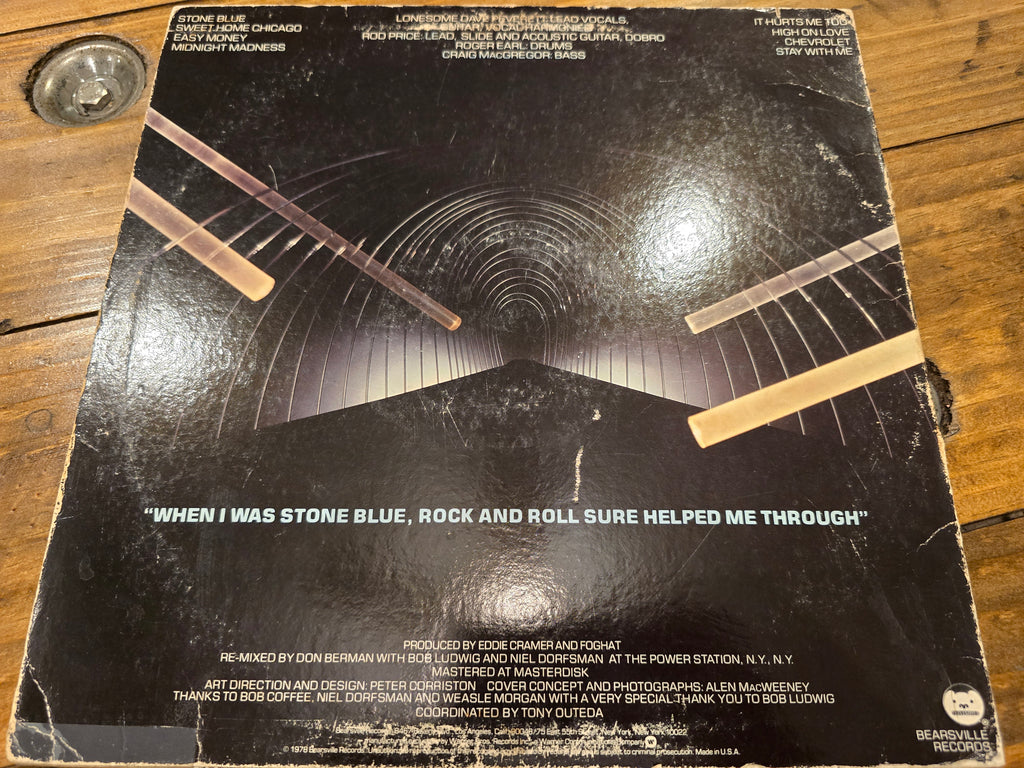 Foghat – Stone Blue (1978, LP, Bearsville Records, BRK-6877)