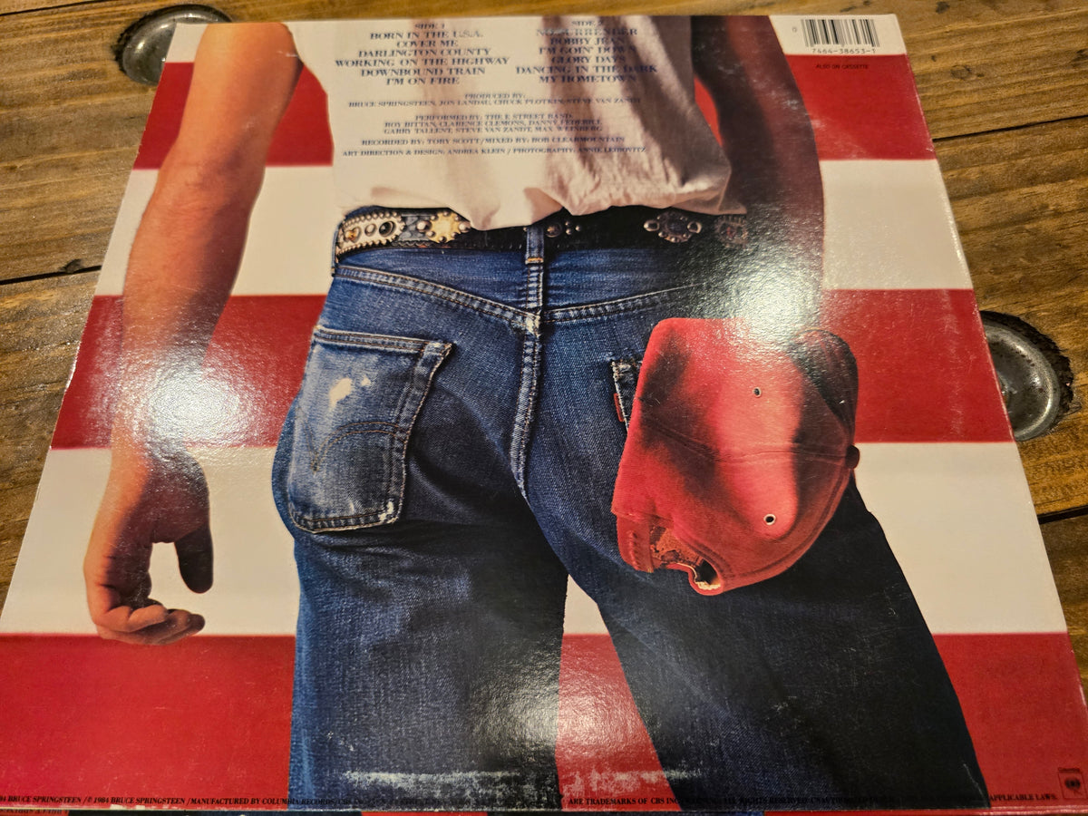 Bruce Springsteen – Born in the U.S.A. (1984, LP, Columbia Records, QC 38653)