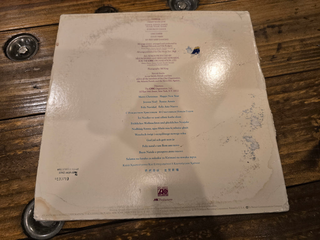 Chic – Les Plus Grands Succès de Chic / Chic's Greatest Hits (1979, LP, Atlantic, SD16011)