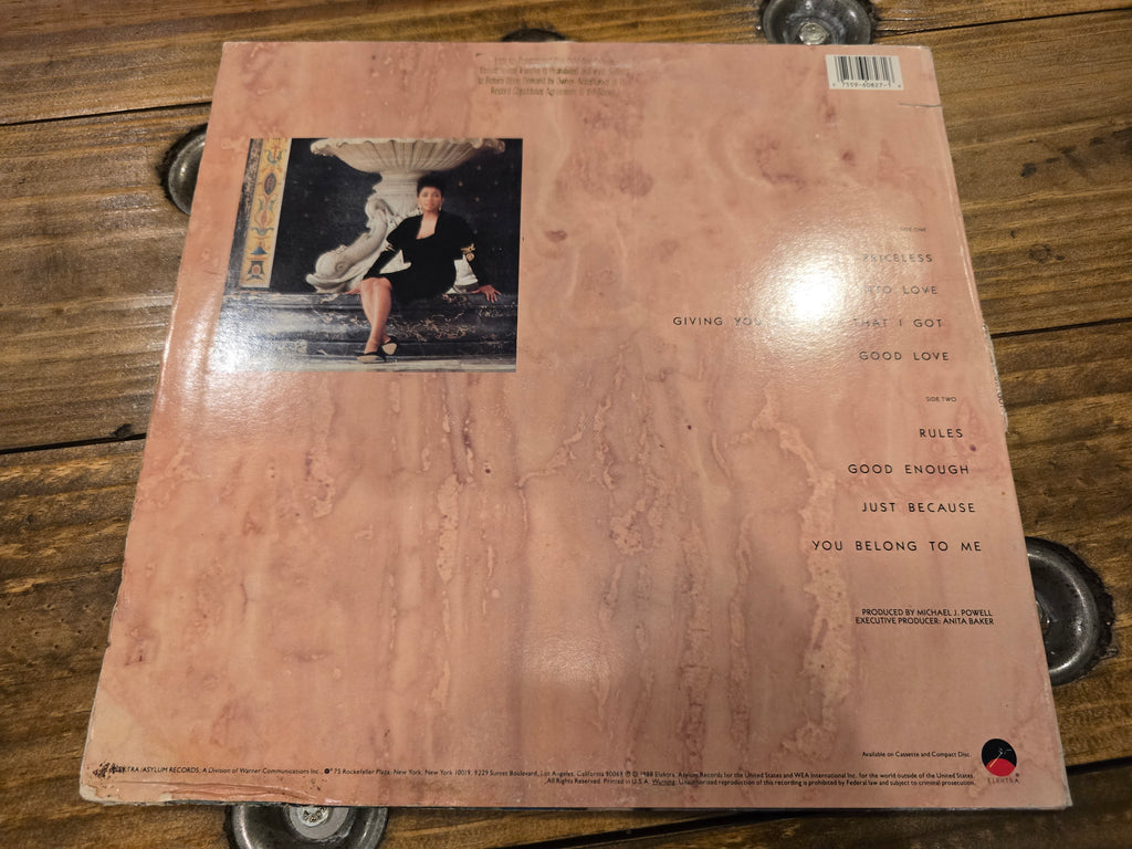 Anita Baker – Giving You the Best That I Got (1988, LP, Elektra, 60827-1, Promo)
