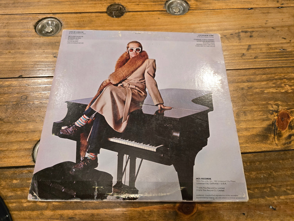Elton John – Here and There (1976, LP, MCA Records, MCA-2197)
