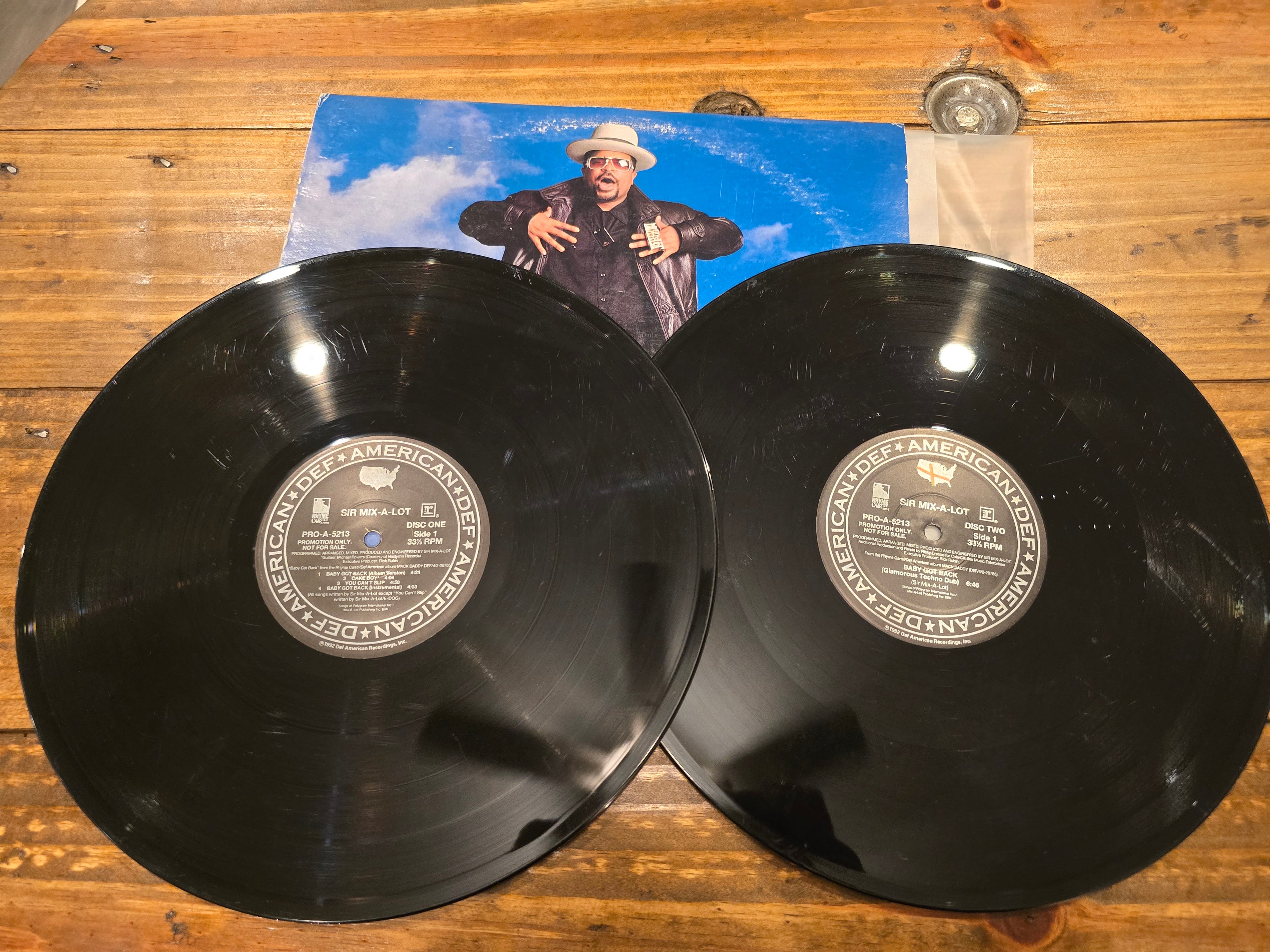 Sir Mix-A-Lot – Baby Got Back (1992, 2x12" Promo Single, Def American Recordings, PRO-A-5213)