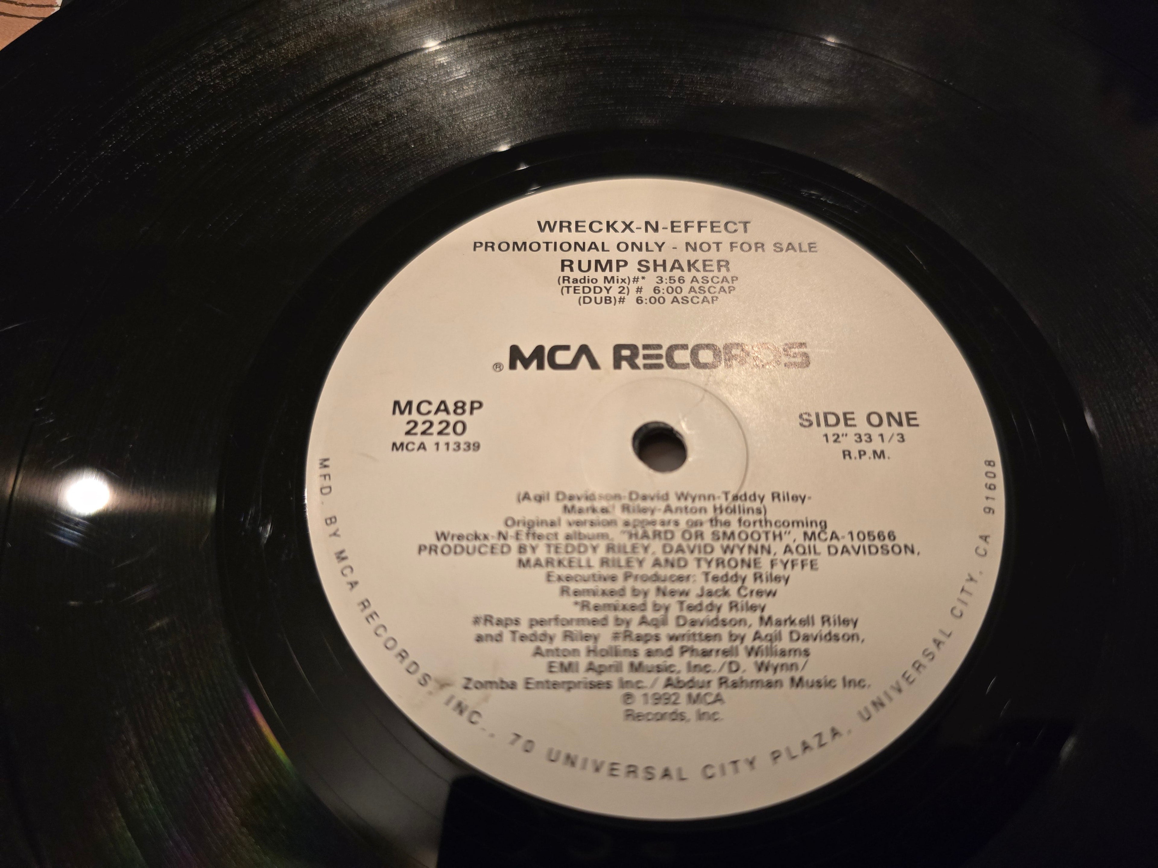 Wreckx-N-Effect – Rump Shaker (1992, 12" Promo Single, MCA Records, MCA8P-2220)