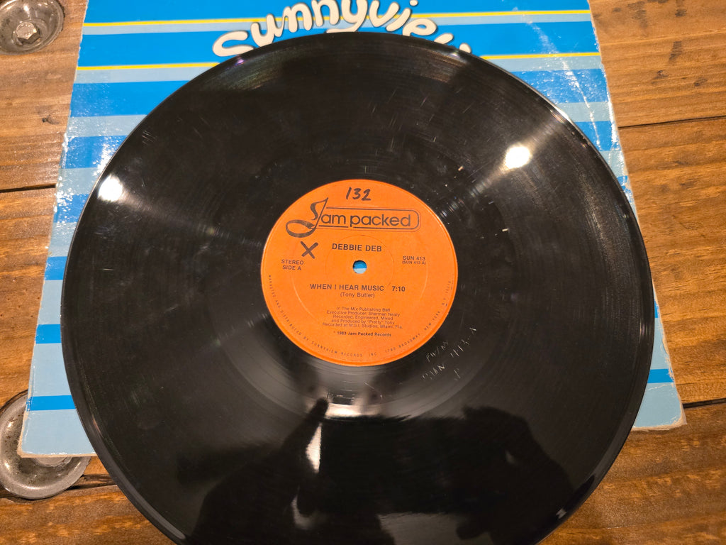 Debbie Deb – When I Hear Music (1983, 12" Single, Sunnyview Records, SUN413A)