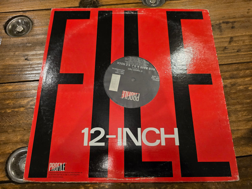 Rob Base & DJ E-Z Rock – It Takes Two (1988, 12" Promo Single, Profile Records, PRO-7186A)