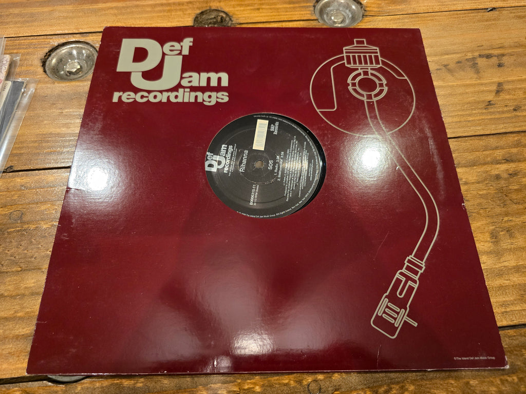 Rihanna – SOS (2006, 12" Promo Single, Def Jam, B00006315-11)