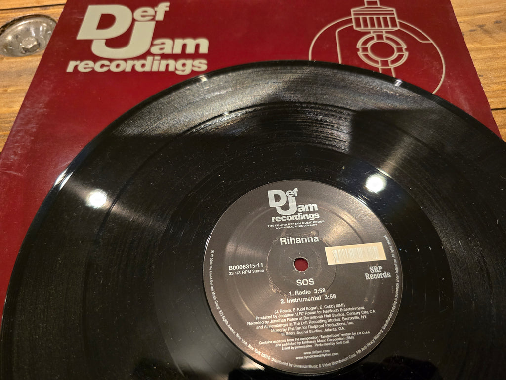 Rihanna – SOS (2006, 12" Promo Single, Def Jam, B00006315-11)