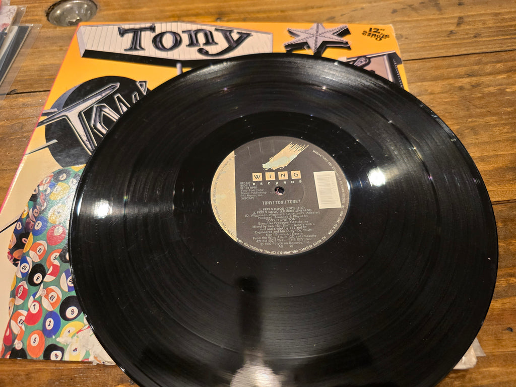 Tony! Toni! Toné! – Feels Good (1990, 12" Single, Wing/Mercury, 877 437-1)