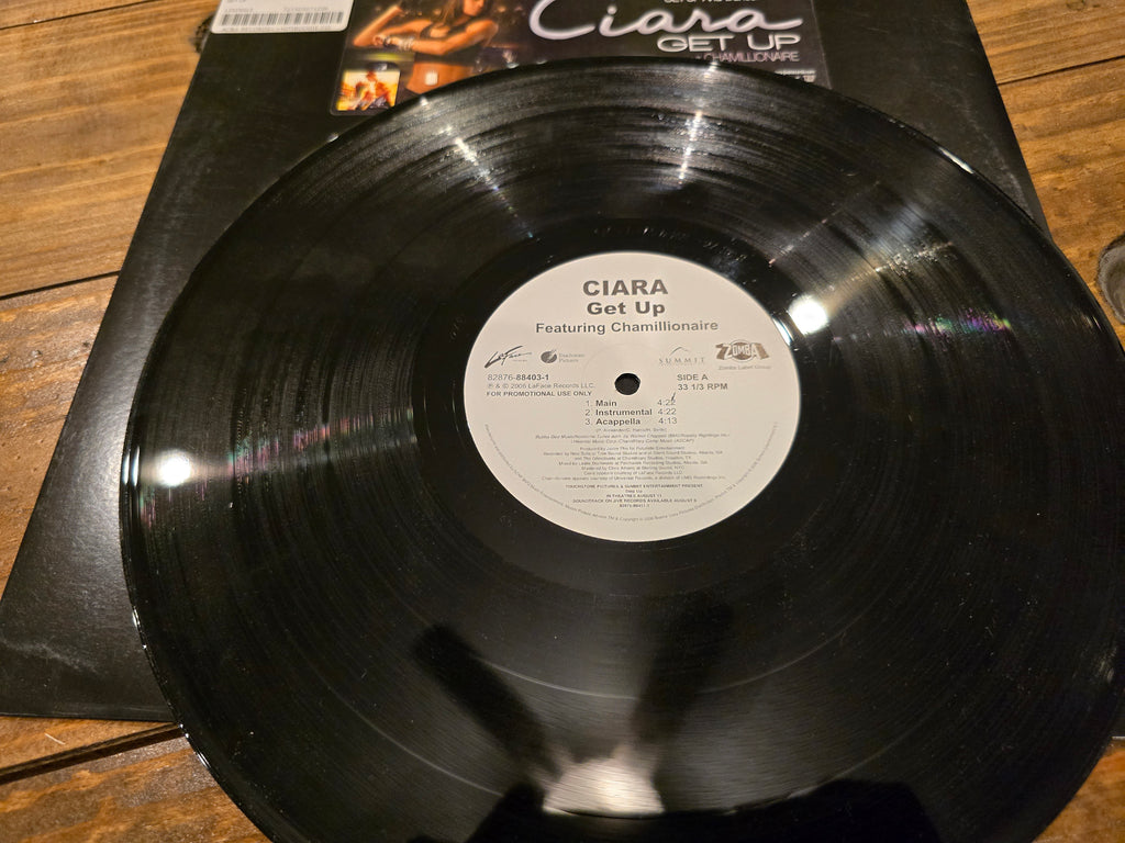 Ciara – Get Up (2006, 12" Single, Sony BMG, Promo)