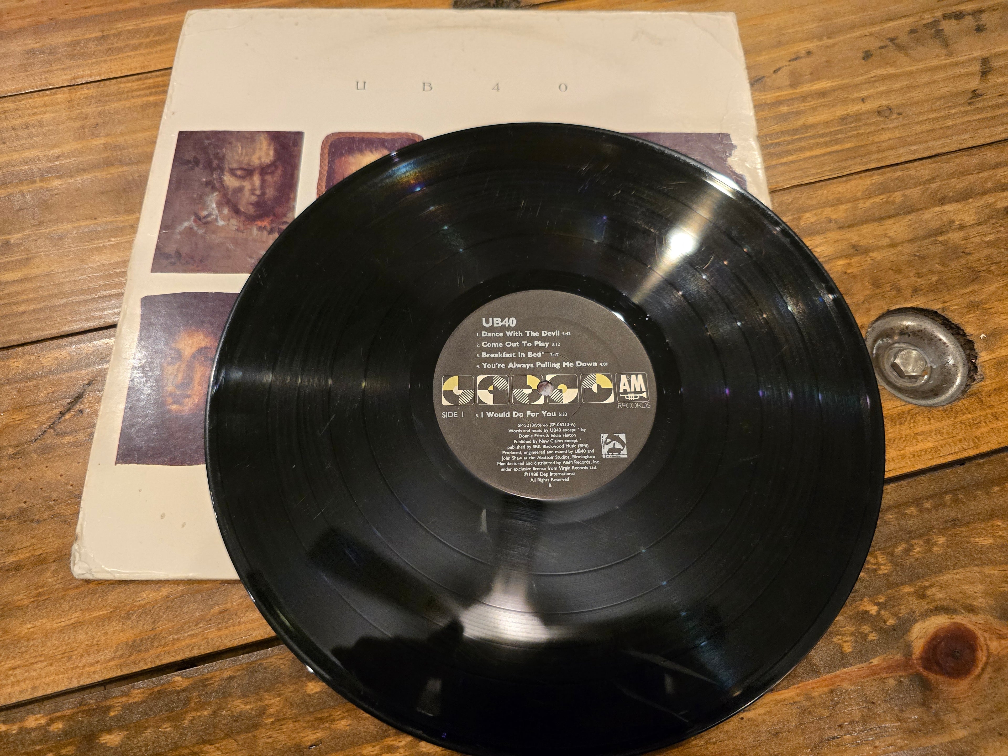 UB40 – UB40 (1988, LP, A&M Records)