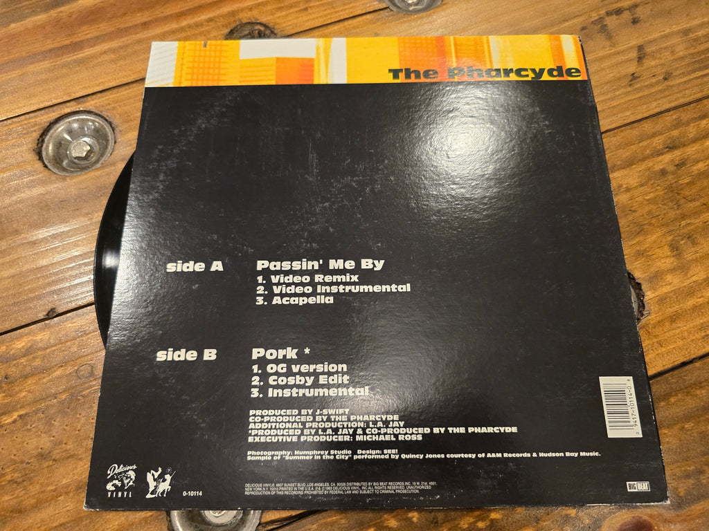 The Pharcyde – Passin' Me By (1993, 12" Single, Delicious Vinyl)