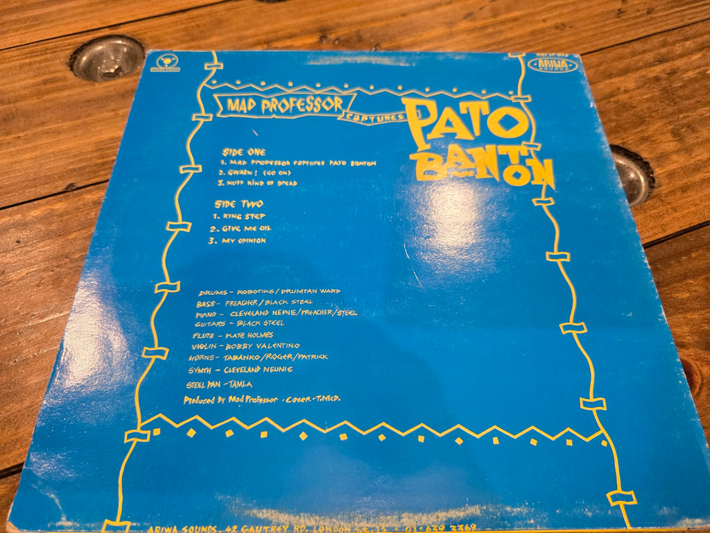 Mad Professor – Mad Professor Captures Pato Banton (1985, LP, Ariwa)