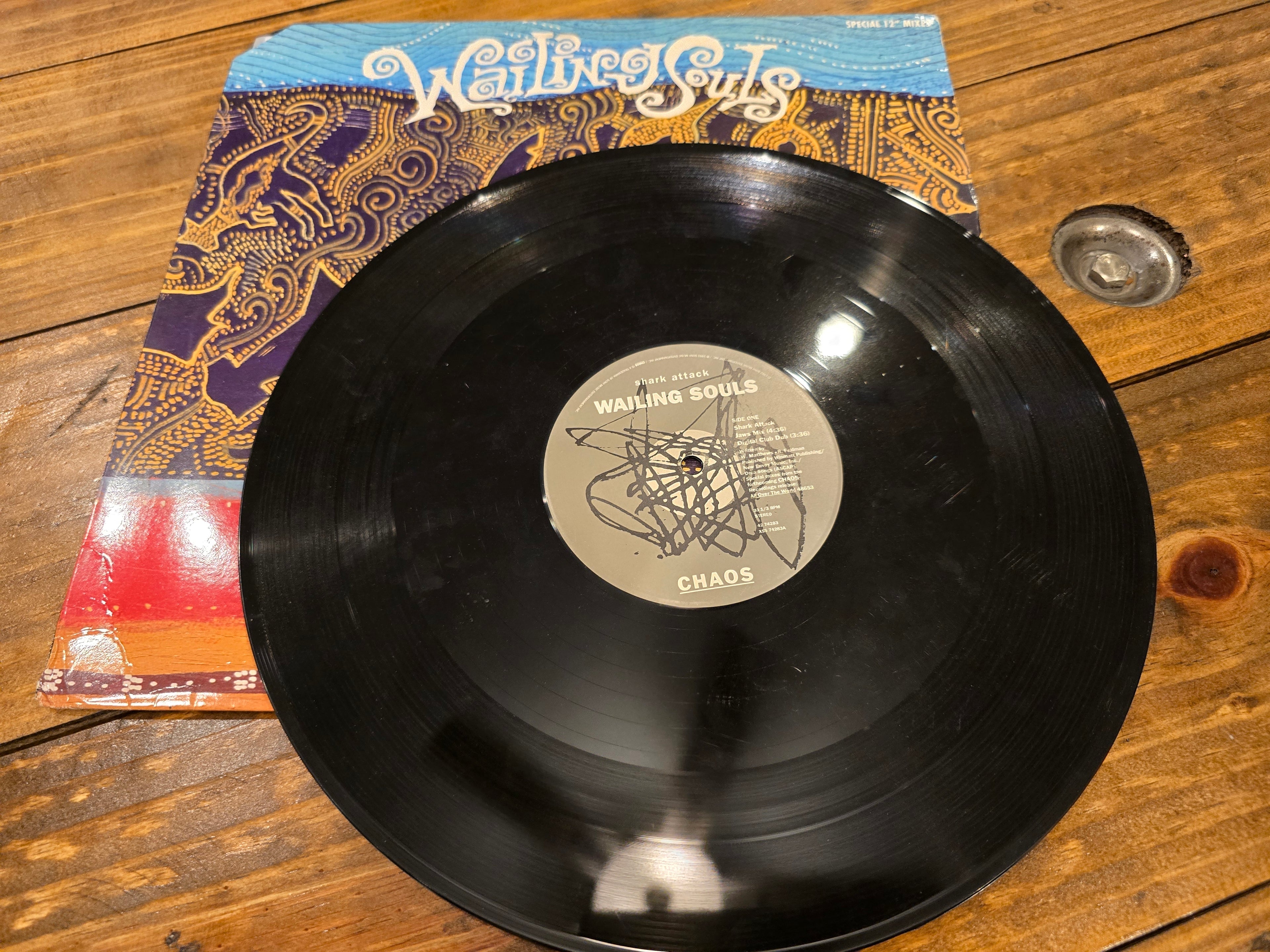 Wailing Souls – Shark Attack (1992, 12" Promotional Single, Chaos Recordings)