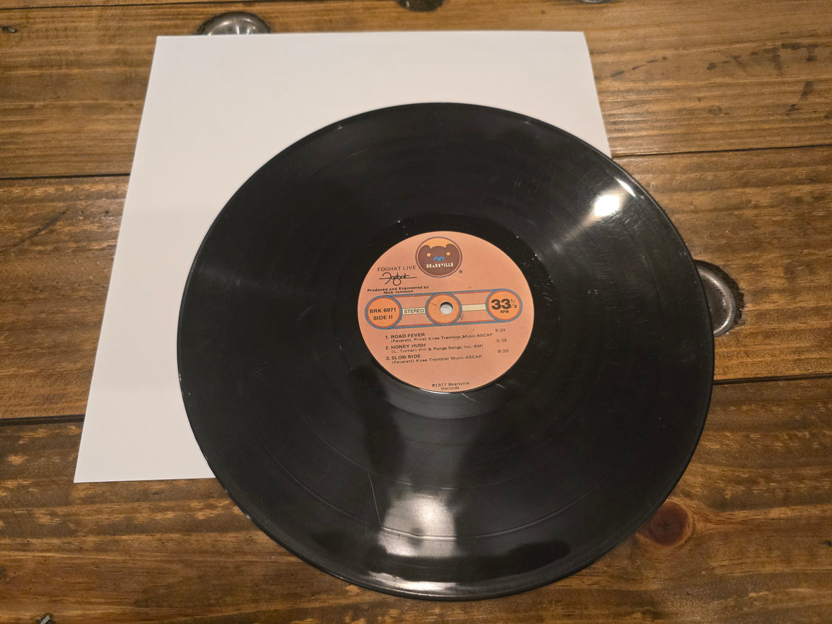 Foghat – Foghat Live (1977, LP, Bearsville Records, BRK-6971)