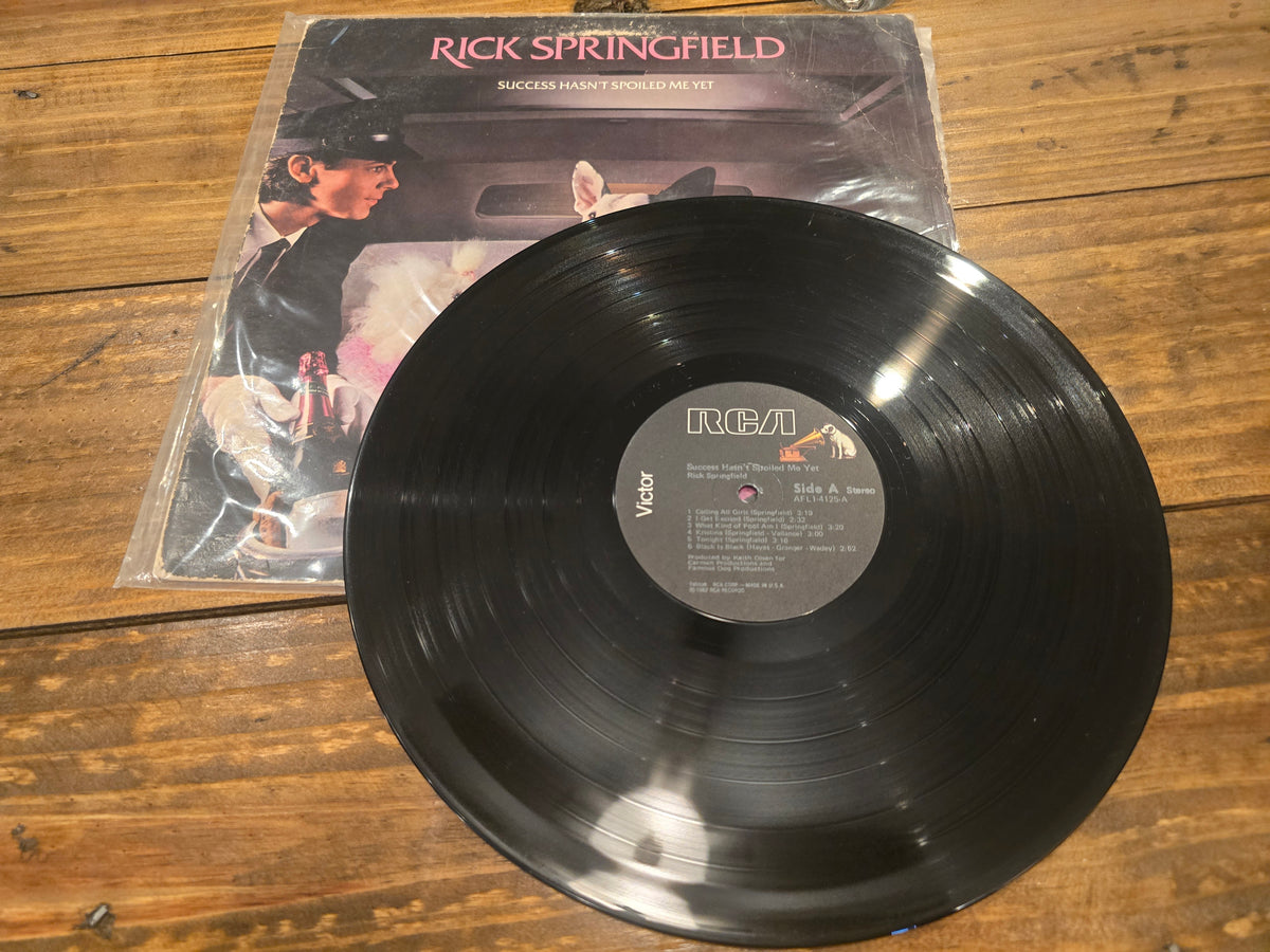 Rick Springfield – Success Hasn't Spoiled Me Yet (1982, LP, RCA Records, AFL1-4125)