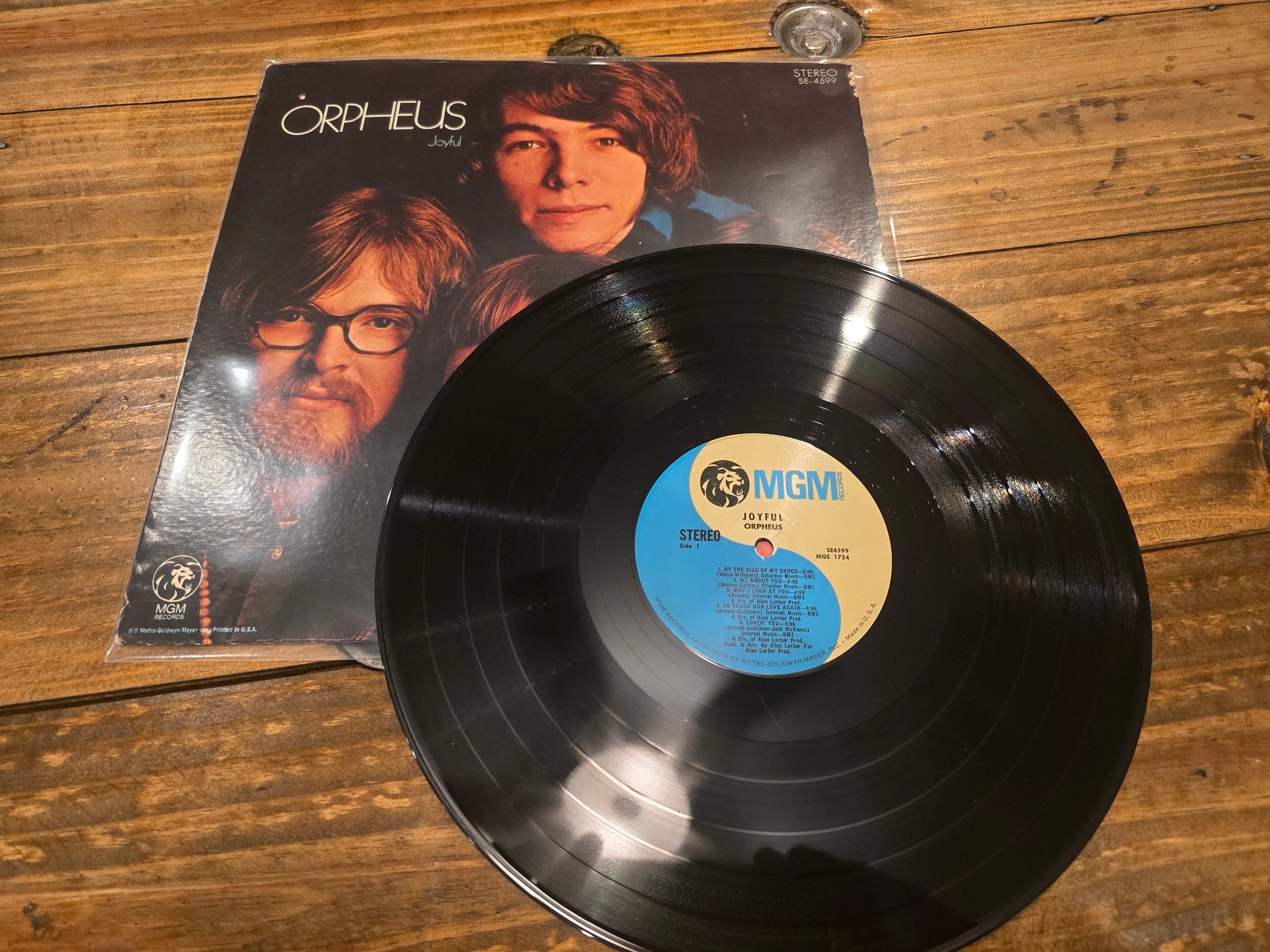 Orpheus – Joyful (1968, LP, MGM Records, SE-4599)