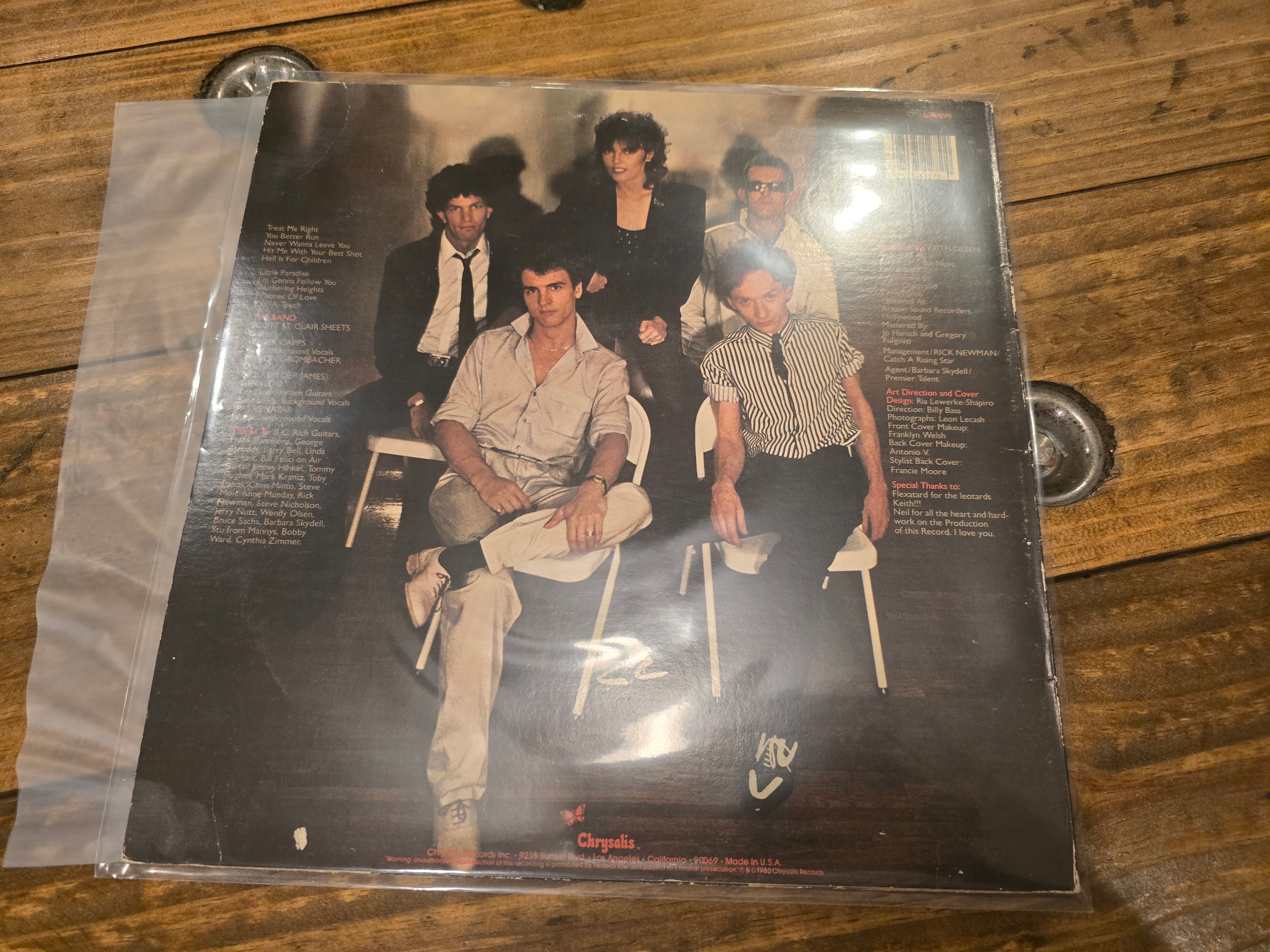 Pat Benatar – Crimes of Passion (1980, LP, Chrysalis Records, CHR-1346)