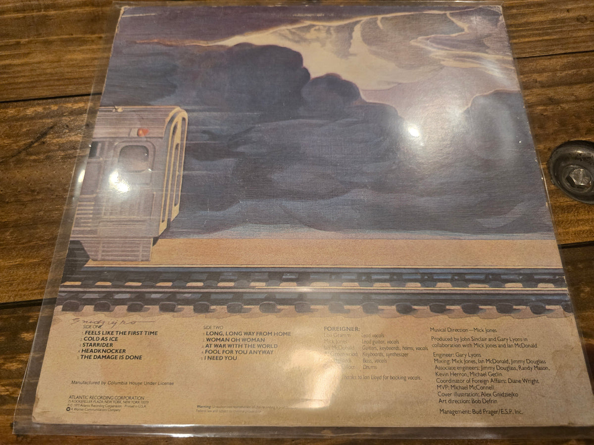 Foreigner – Foreigner (1977, LP, Atlantic Records, SD-19109)