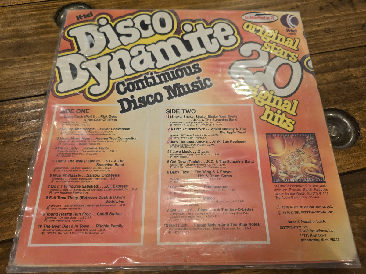 Various Artists – Disco Dynamite (1976, LP, K-Tel Records, TU-2490)
