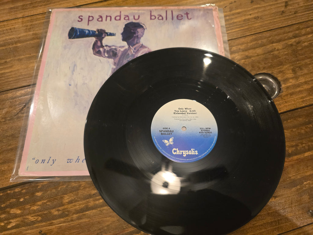 Spandau Ballet – Only When You Leave (1984, 12" Single, Chrysalis Records, 4V9-42805)