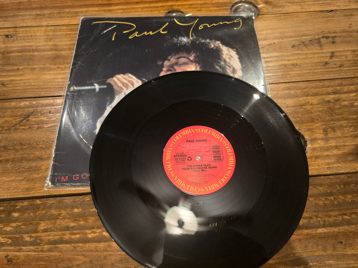 Paul Young – I'm Gonna Tear Your Playhouse Down (1984, 12" Single, Columbia Records, 44-05264)