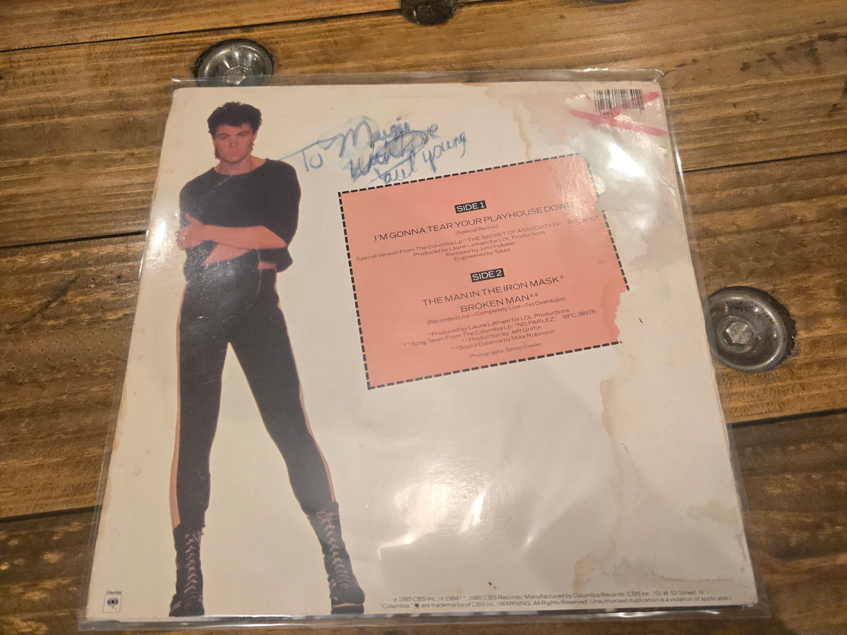 Paul Young – I'm Gonna Tear Your Playhouse Down (1984, 12" Single, Columbia Records, 44-05264)