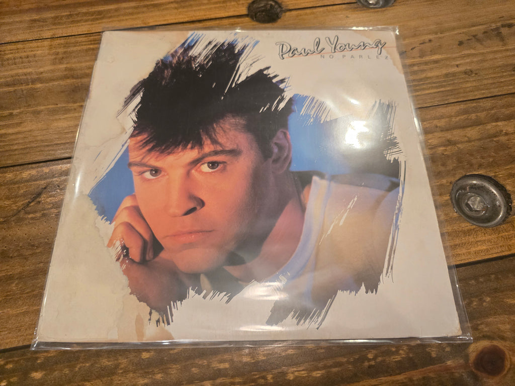 Paul Young – No Parlez (1983, LP, Columbia Records, BFC-39876) — Signed Sleeve
