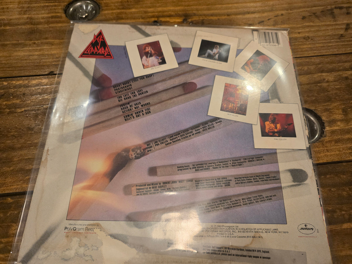 Def Leppard – Pyromania (1983, LP, Mercury Records, 422810-M-1)