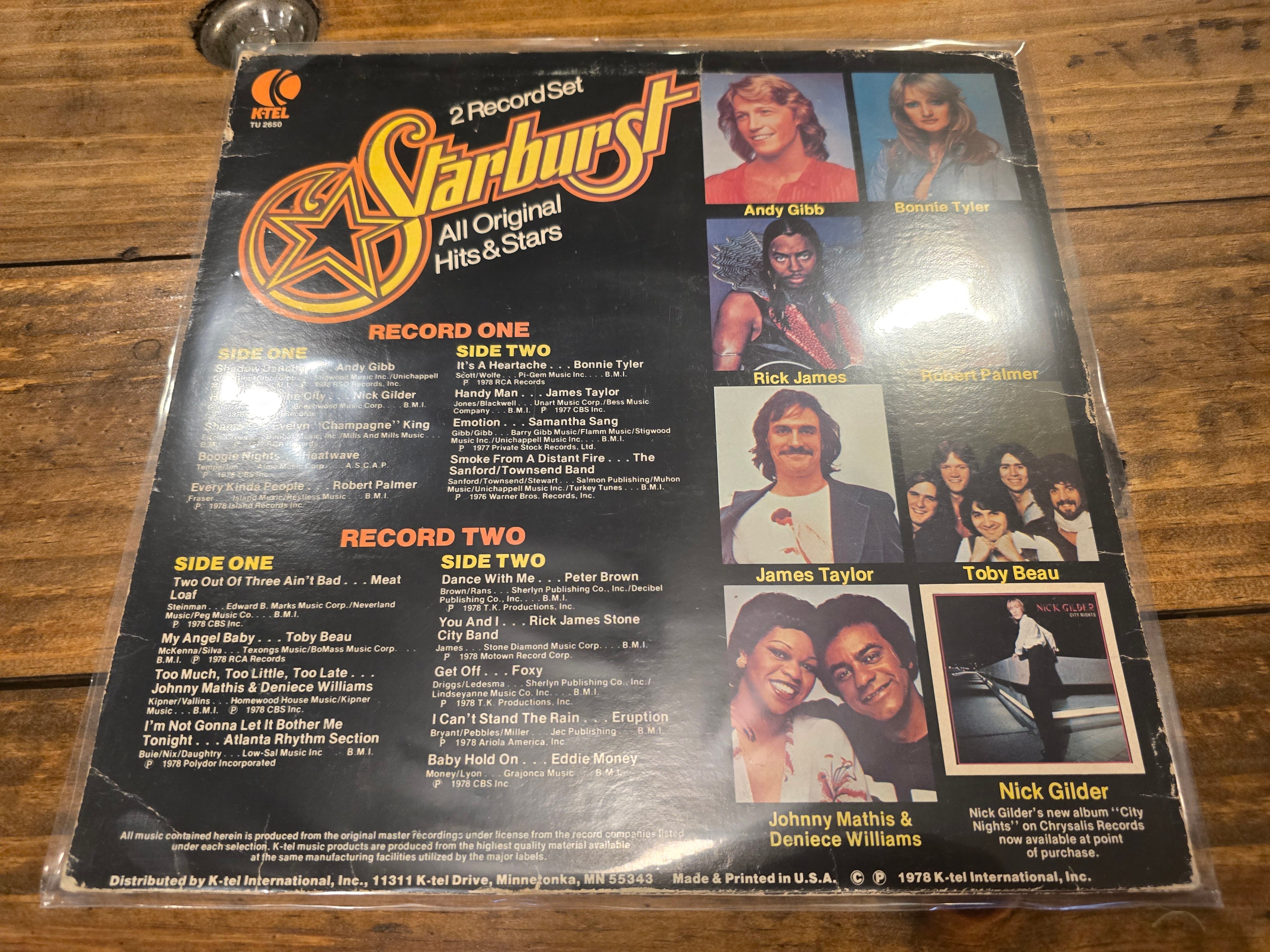 Various Artists – Starburst (2LP, K-Tel Records, TU-2650)