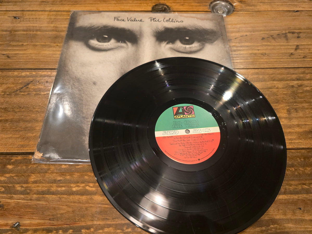 Phil Collins – Face Value (1981, LP, Atlantic Records, SD-16029)