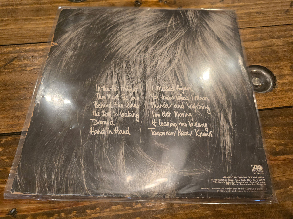 Phil Collins – Face Value (1981, LP, Atlantic Records, SD-16029)