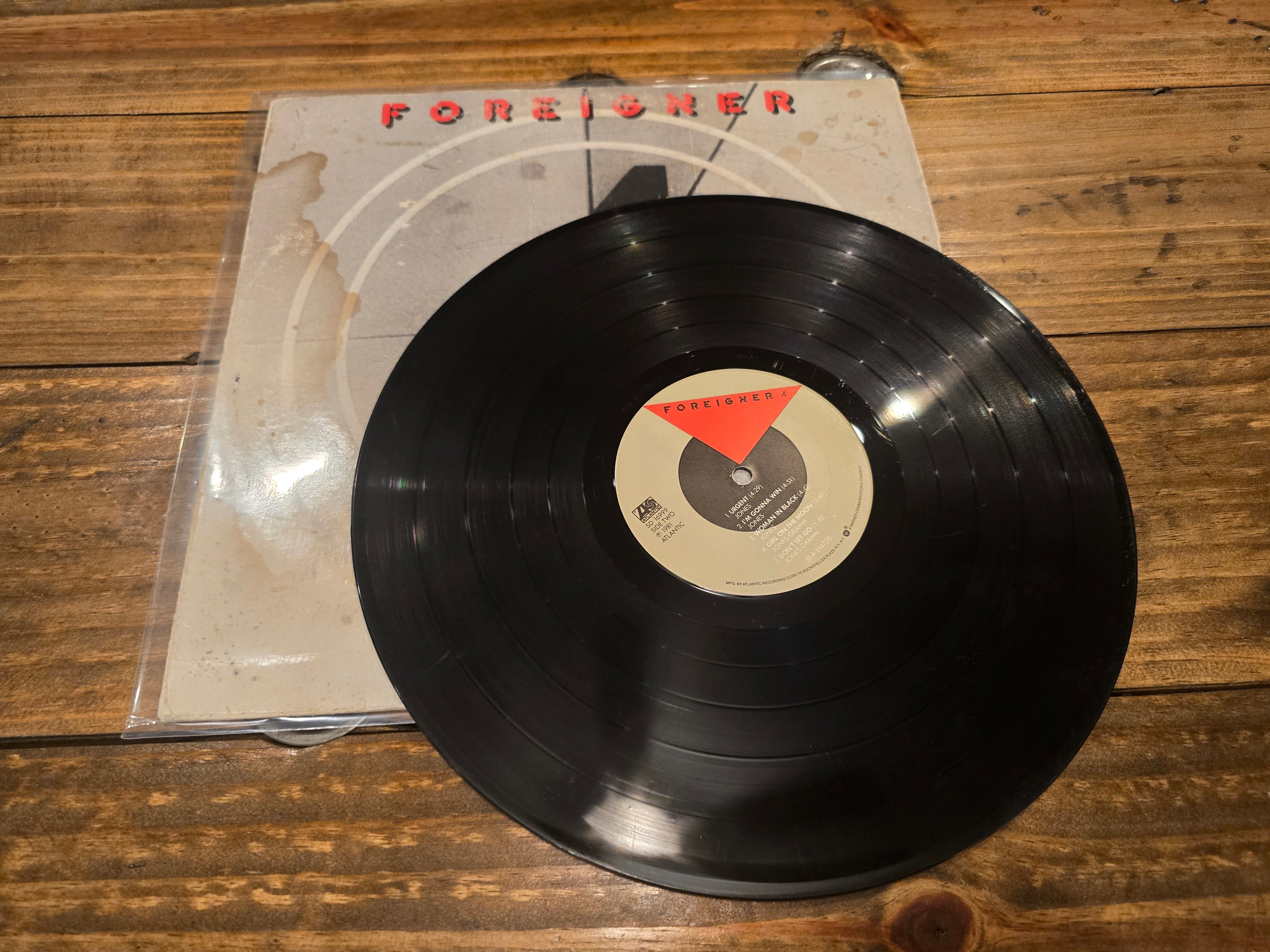 Foreigner – 4 (1981, LP, Atlantic Records, SD-16999)