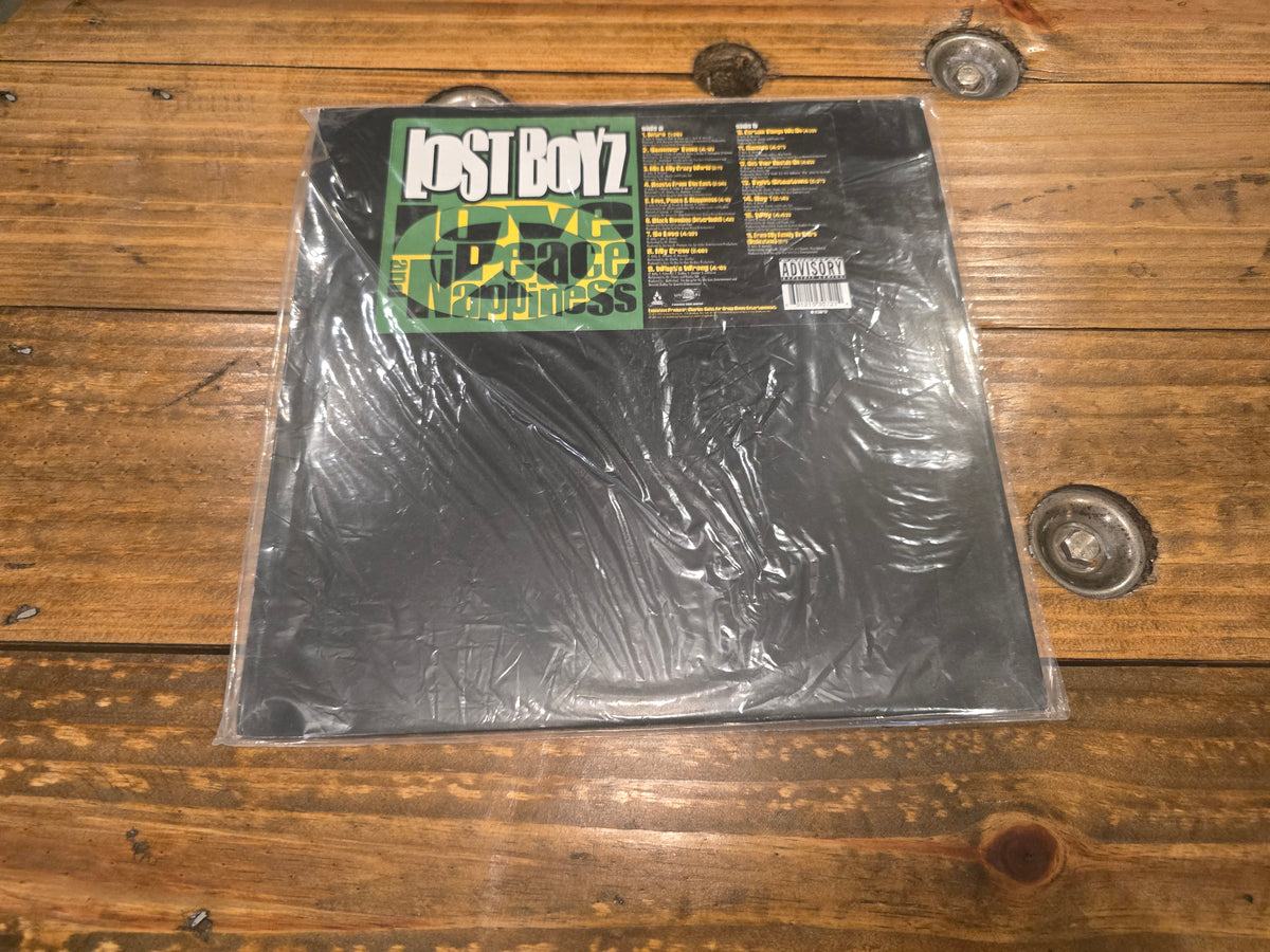 Lost Boyz – Love, Peace & Nappiness (1999, LP, Universal Records, U-53072)