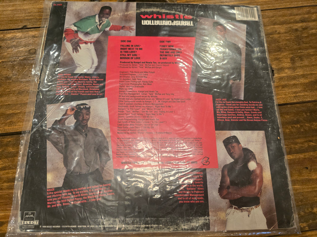 Whistle – Transformation (1987, LP, Select Records, SEL-21625)