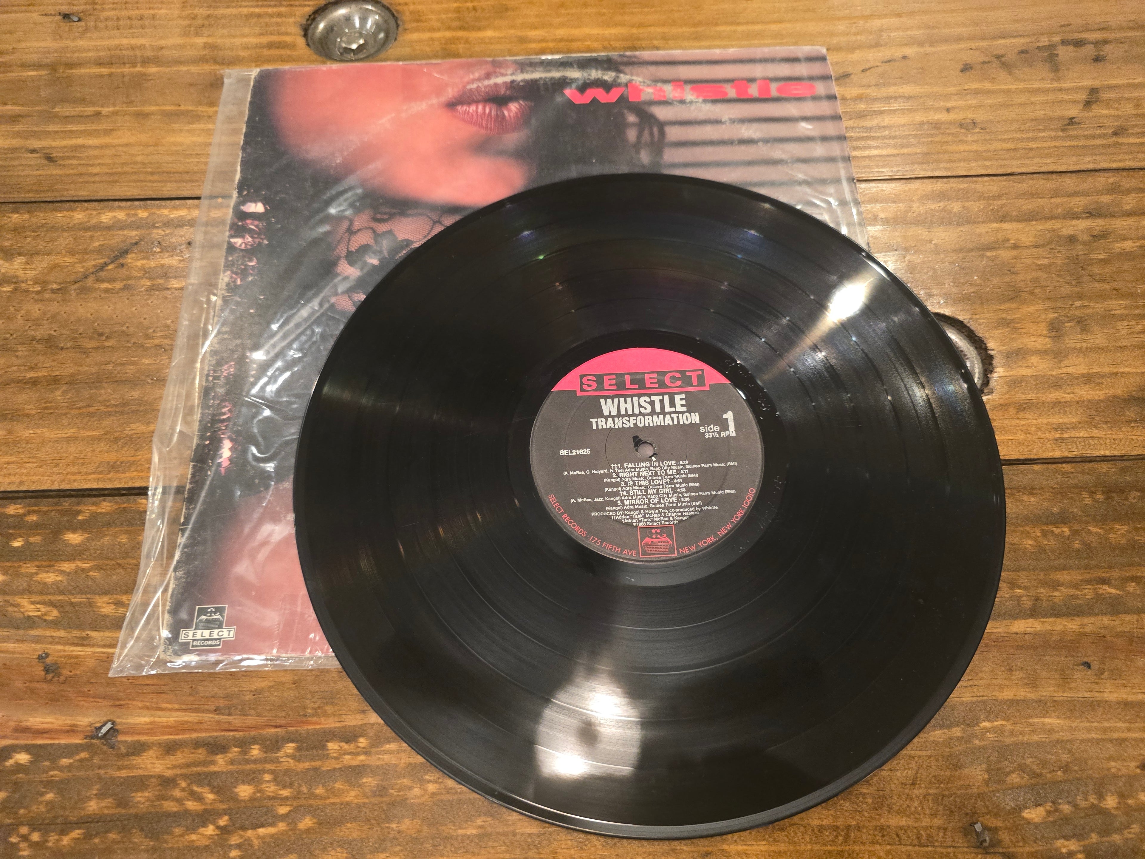Whistle – Transformation (1987, LP, Select Records, SEL-21625)