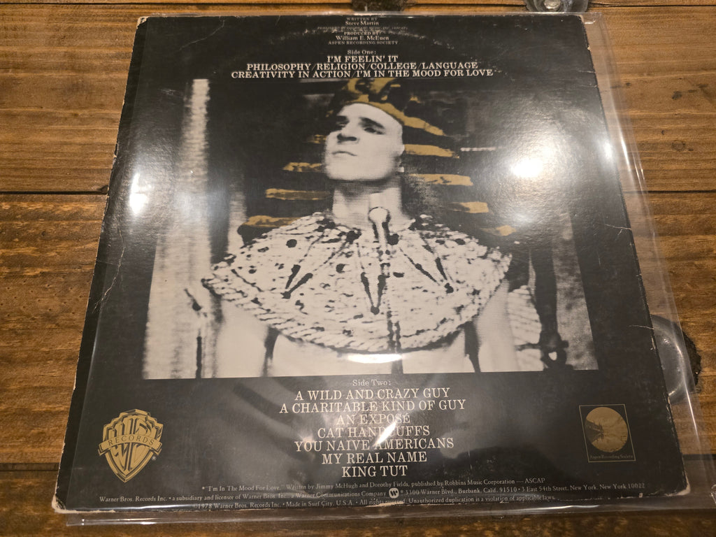 Steve Martin – A Wild and Crazy Guy (1978, LP, Warner Bros. Records, HS-3238)