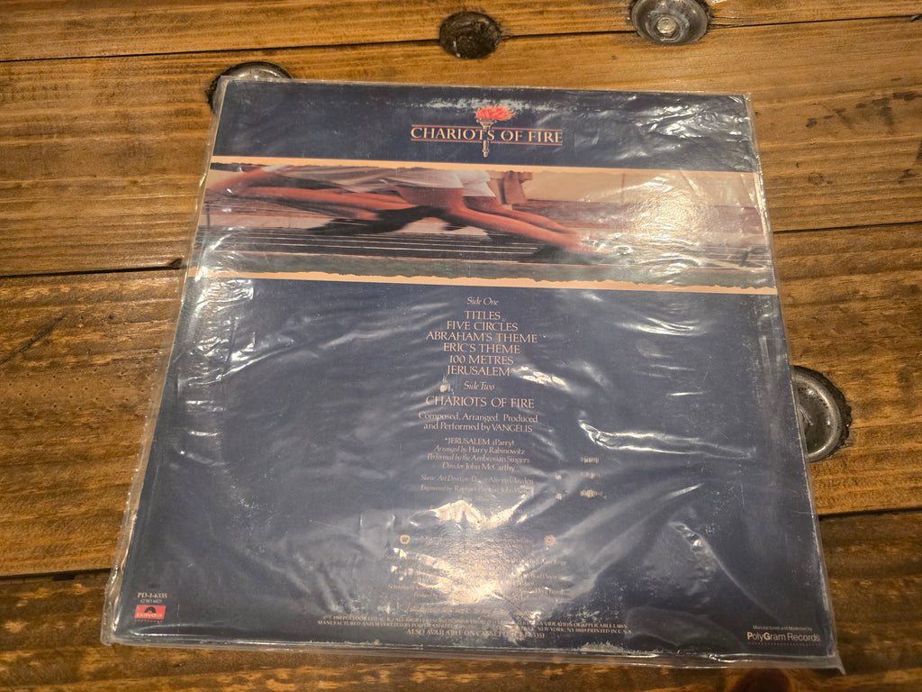 Vangelis – Chariots of Fire (1981, LP, Polydor Records, PD-1-6335)