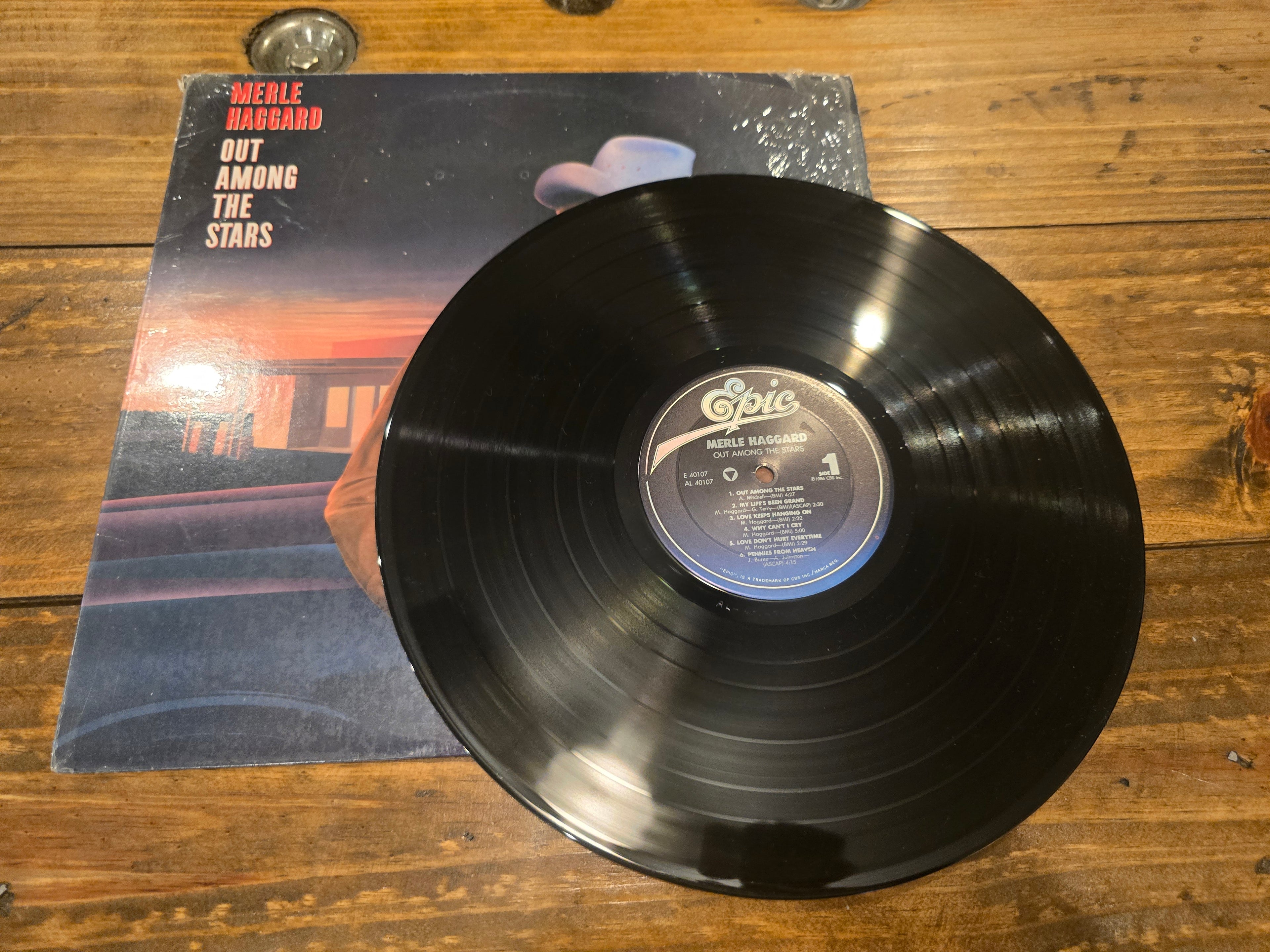 Merle Haggard – The Best of Merle Haggard (LP, Capitol Records, E-40107)