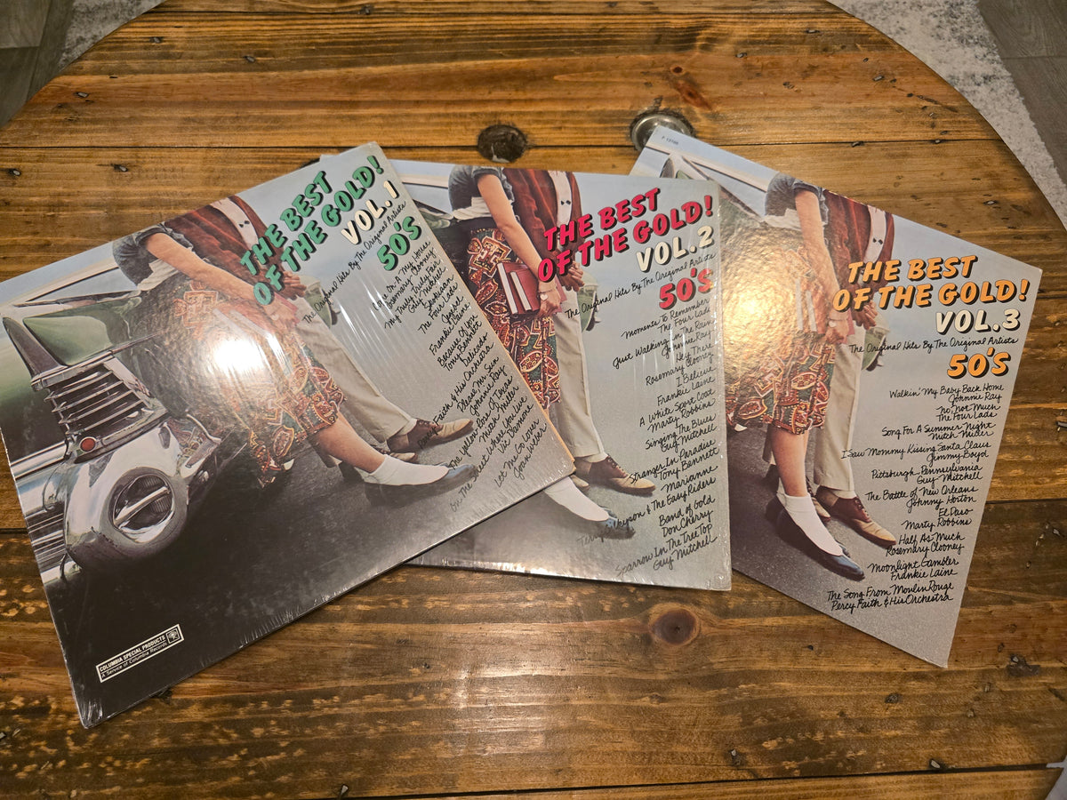 Various Artists – The Best of the Gold Vol. 1, 2 & 3 (3xLP Set, Columbia Special Products, CSP-13796 / CSP-13797 / CSP-13798)