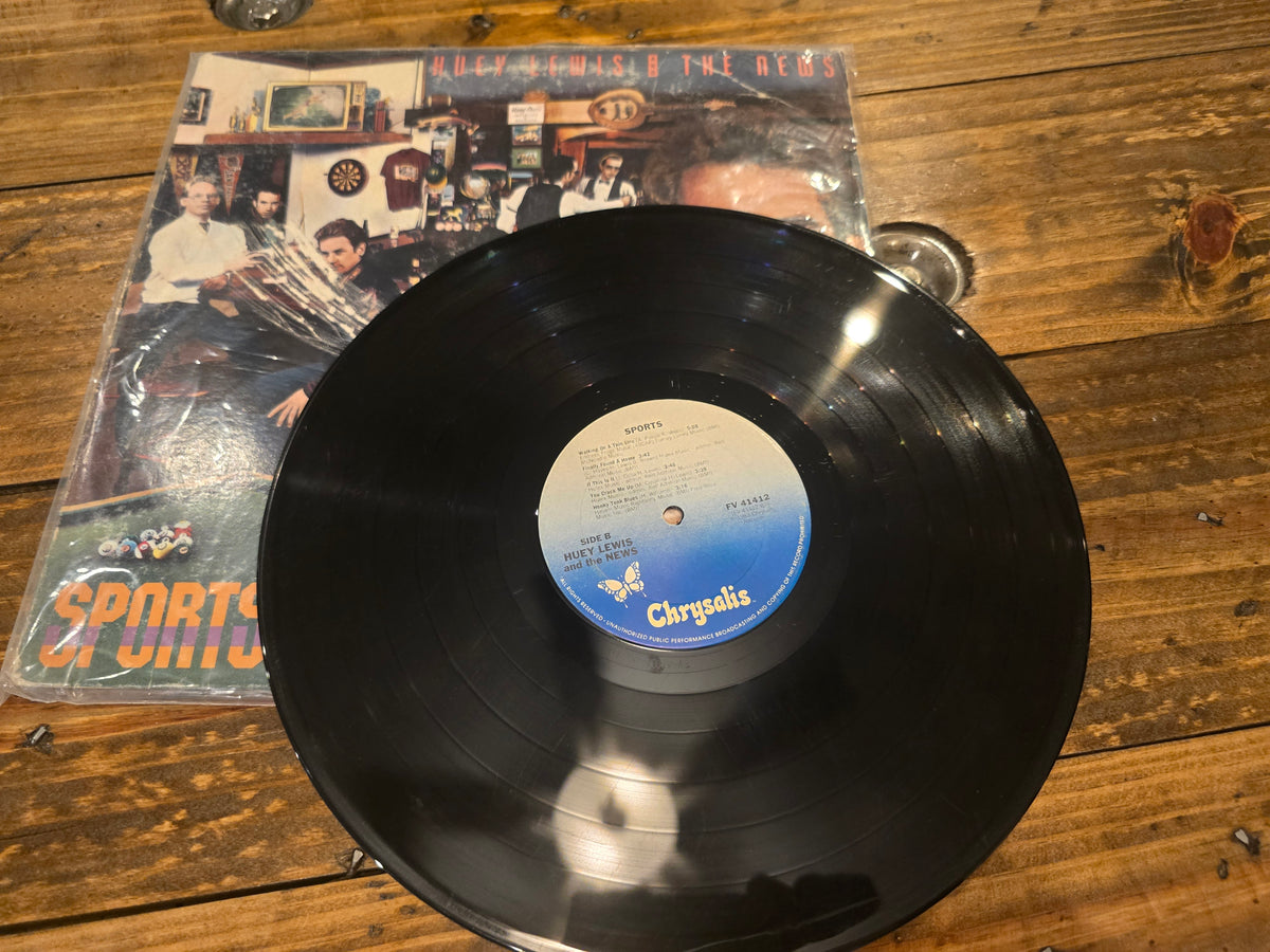 Huey Lewis and the News – Sports (1983, LP, Chrysalis Records, FV-41412)