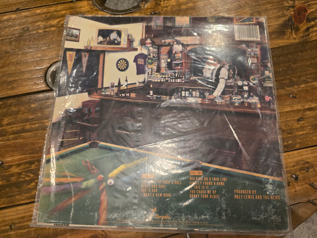 Huey Lewis and the News – Sports (1983, LP, Chrysalis Records, FV-41412)