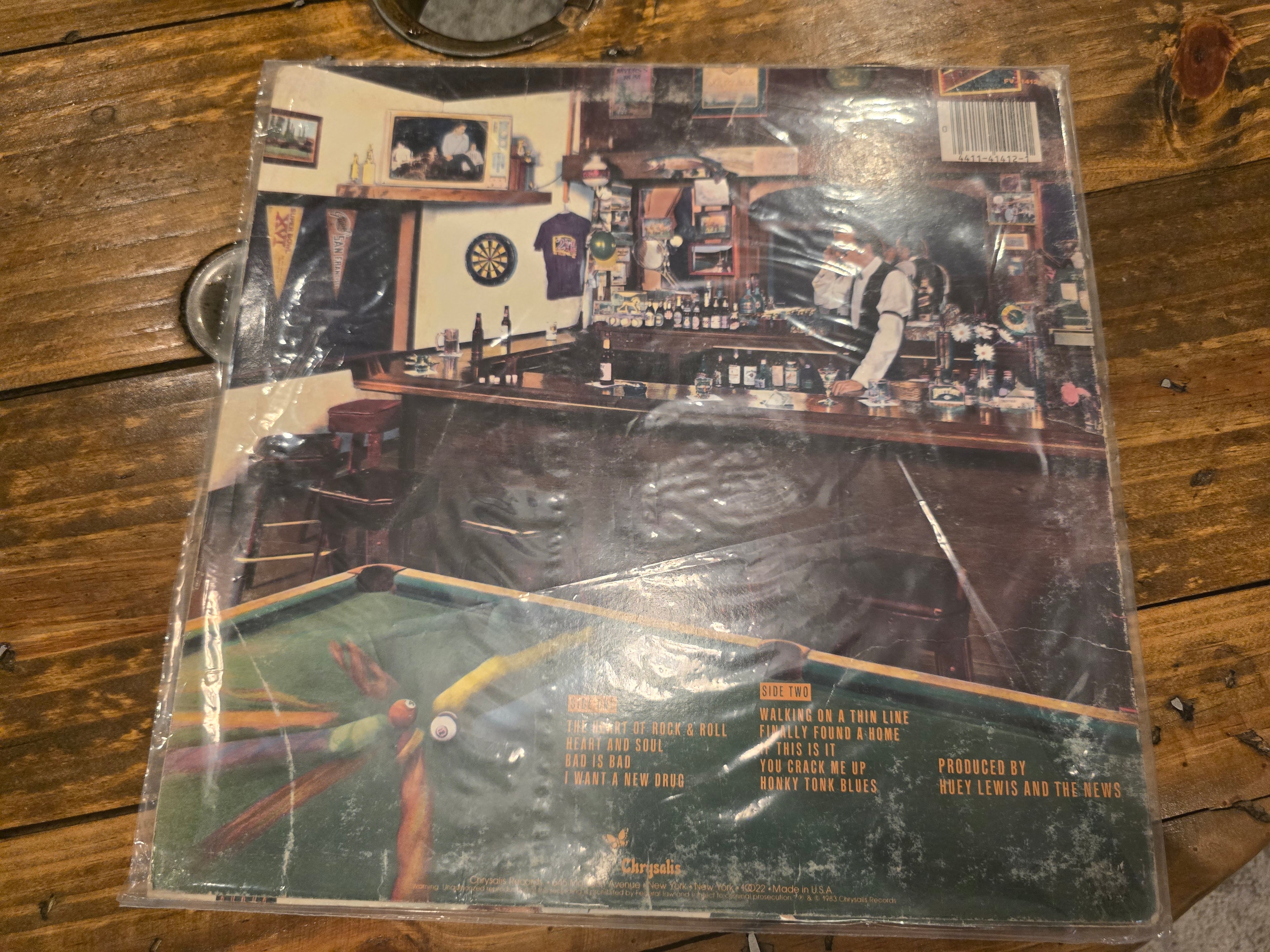 Huey Lewis and the News – Sports (1983, LP, Chrysalis Records, FV-41412)