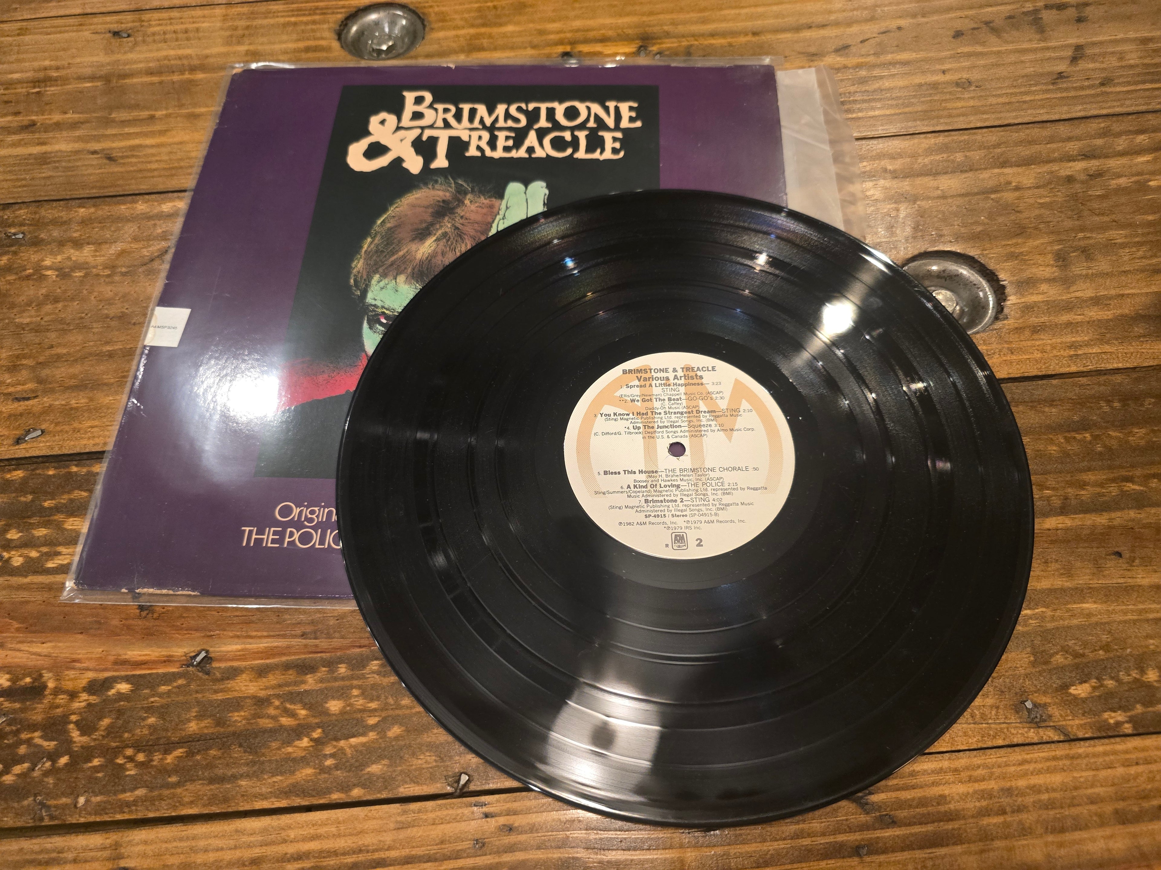 Various Artists – Brimstone & Treacle (1982, LP, A&M Records, SP-4915)