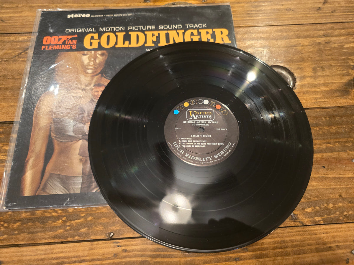 John Barry – Goldfinger (1964, LP, United Artists Records, UAS-5117-A)