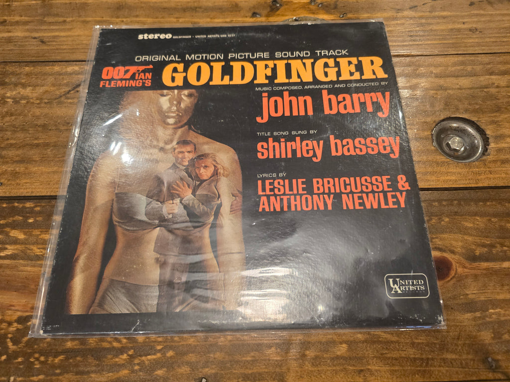 John Barry – Goldfinger (1964, LP, United Artists Records, UAS-5117-A)